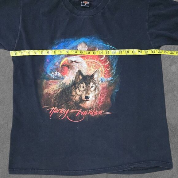 Vintage 90s Harley Davidson Shirt. Measurements pictured, tagged XL. - Picture 4 of 7